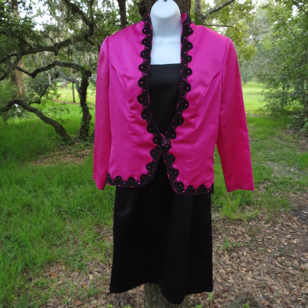 After Dark Womans size 12 Dress 2 Pieces Vintage